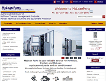Tablet Screenshot of mcleanparts.com